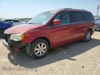 2008 Chrysler MINIVAN Touring, red — VIN 2A8HR54P68R697665, Copart