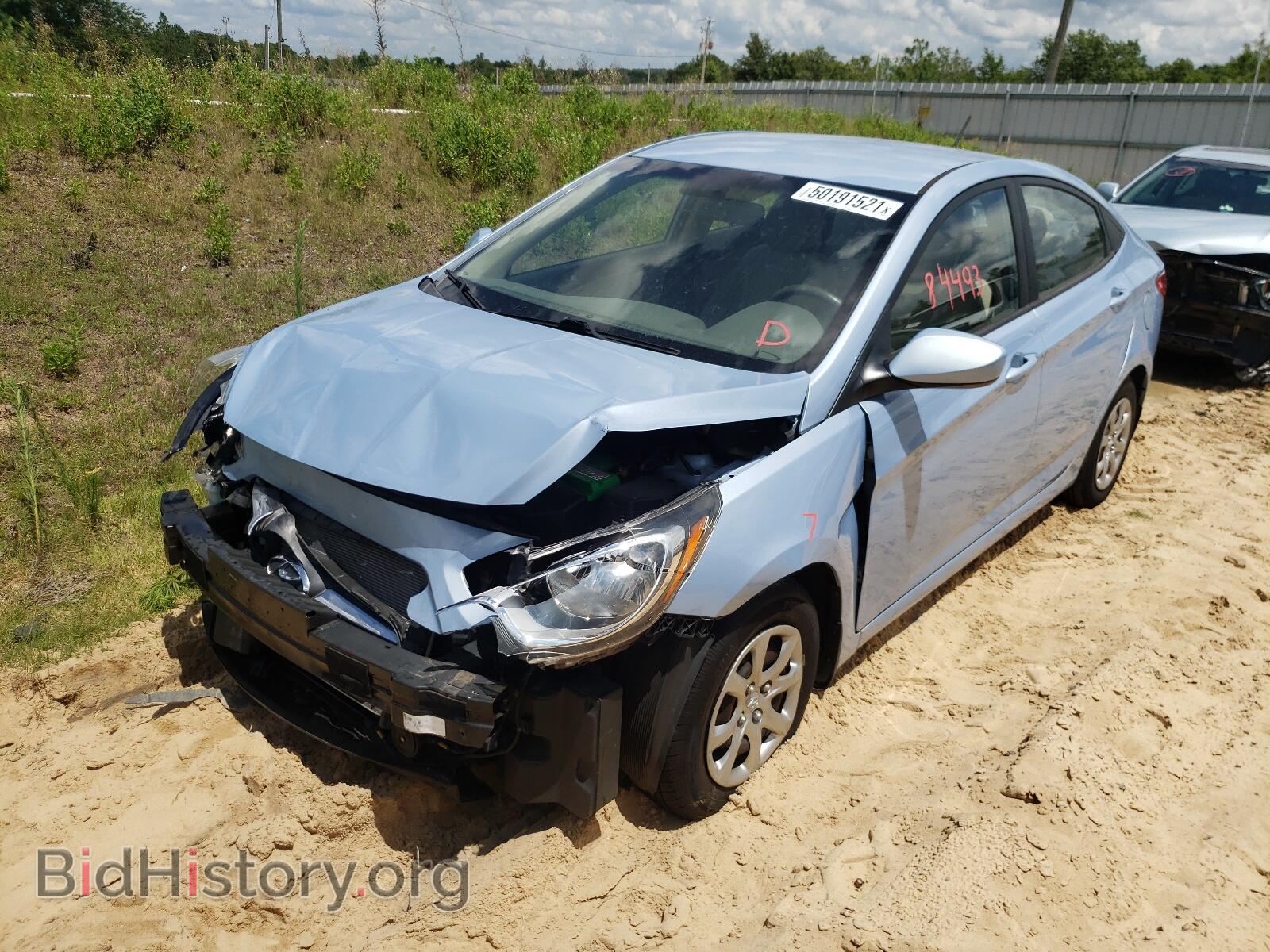 2014 HYUNDAI ACCENT - VIN: KMHCT4AE3EU726288 - Фото 2
