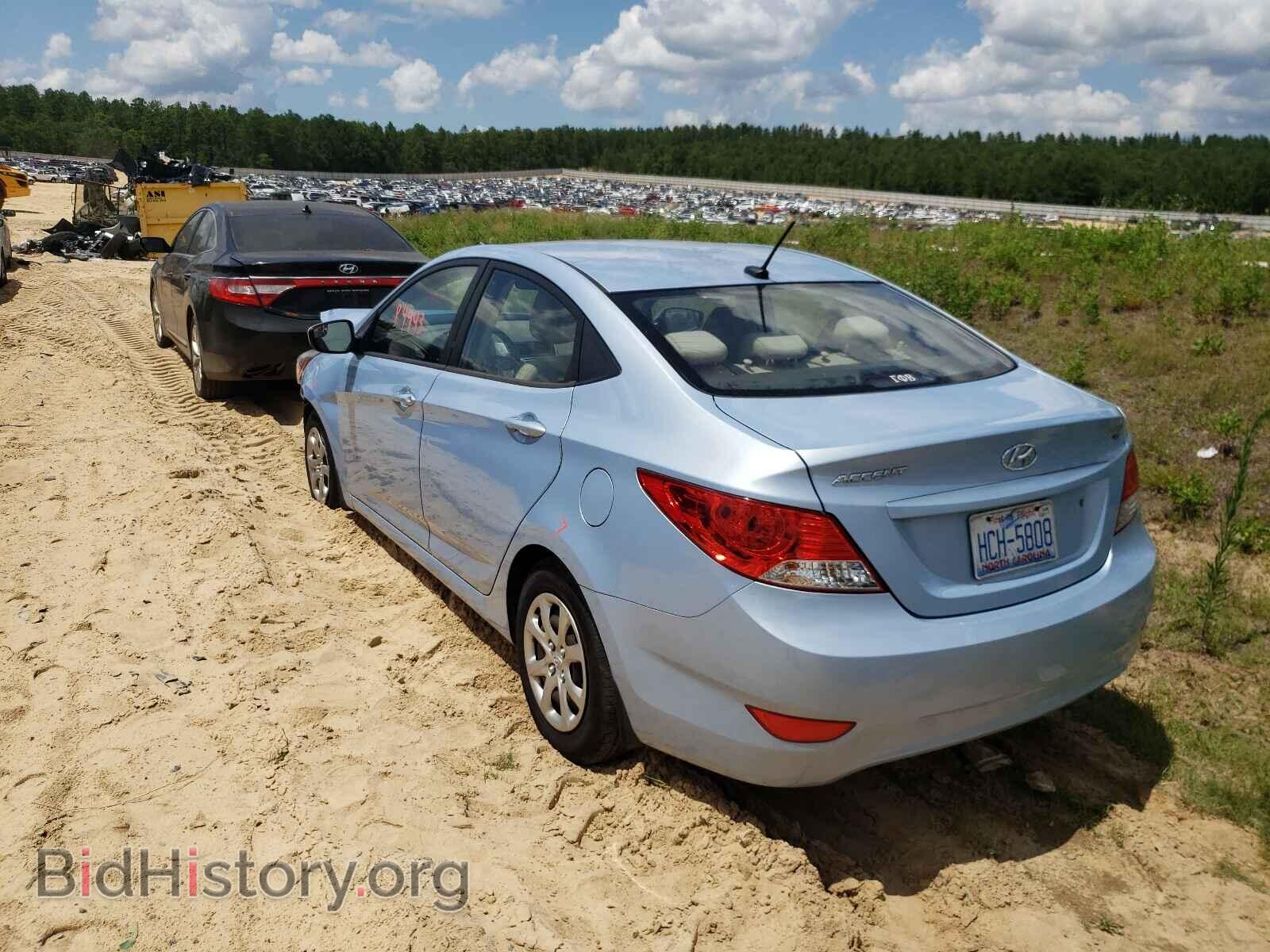 2014 HYUNDAI ACCENT - VIN: KMHCT4AE3EU726288 - Фото 3