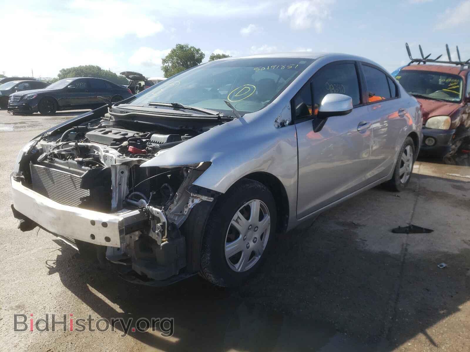 2012 HONDA CIVIC - VIN: 19XFB2F59CE340441 - Фото 2