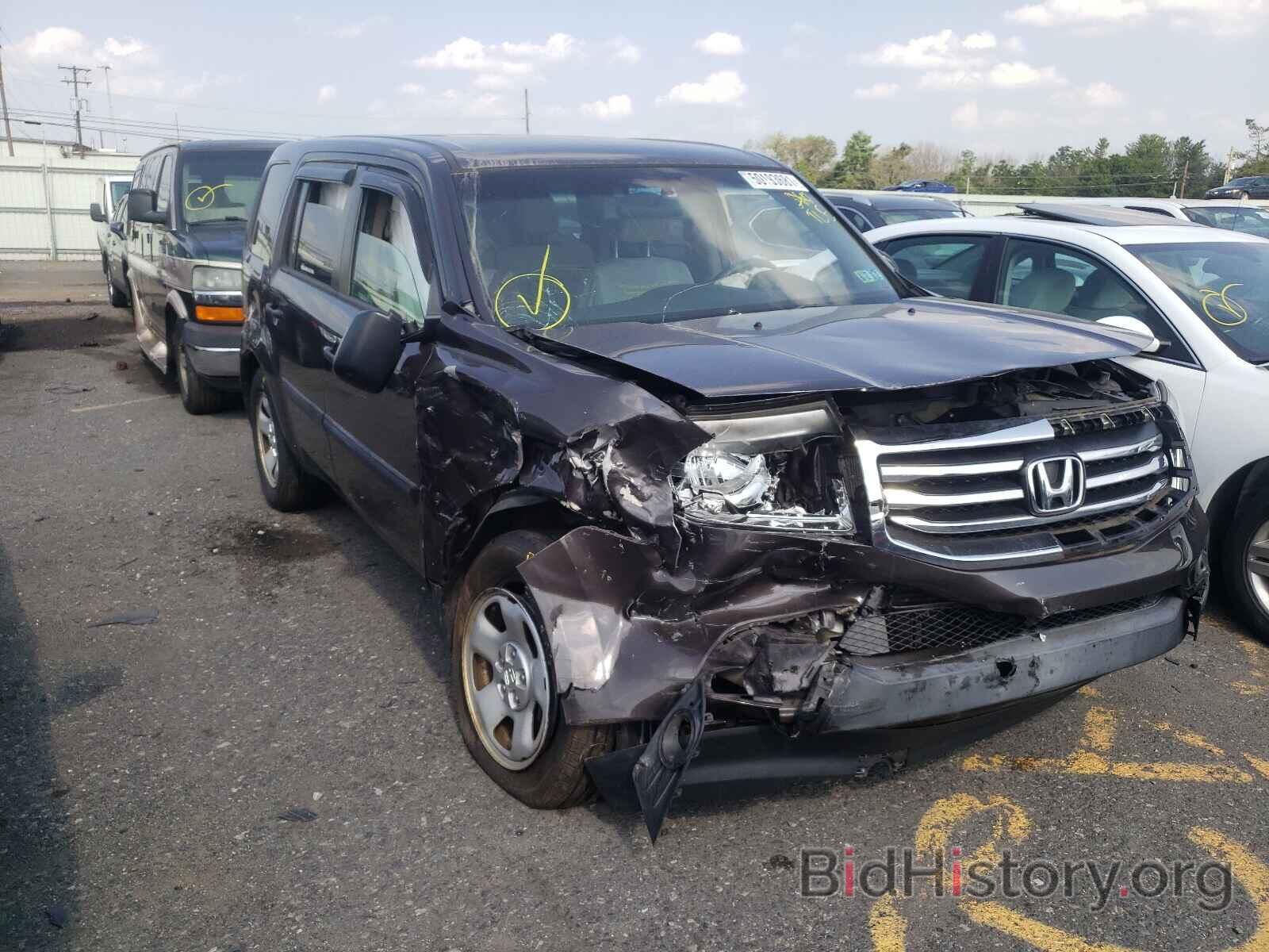 Photo 5FNYF4H28CB041500 - HONDA PILOT 2012