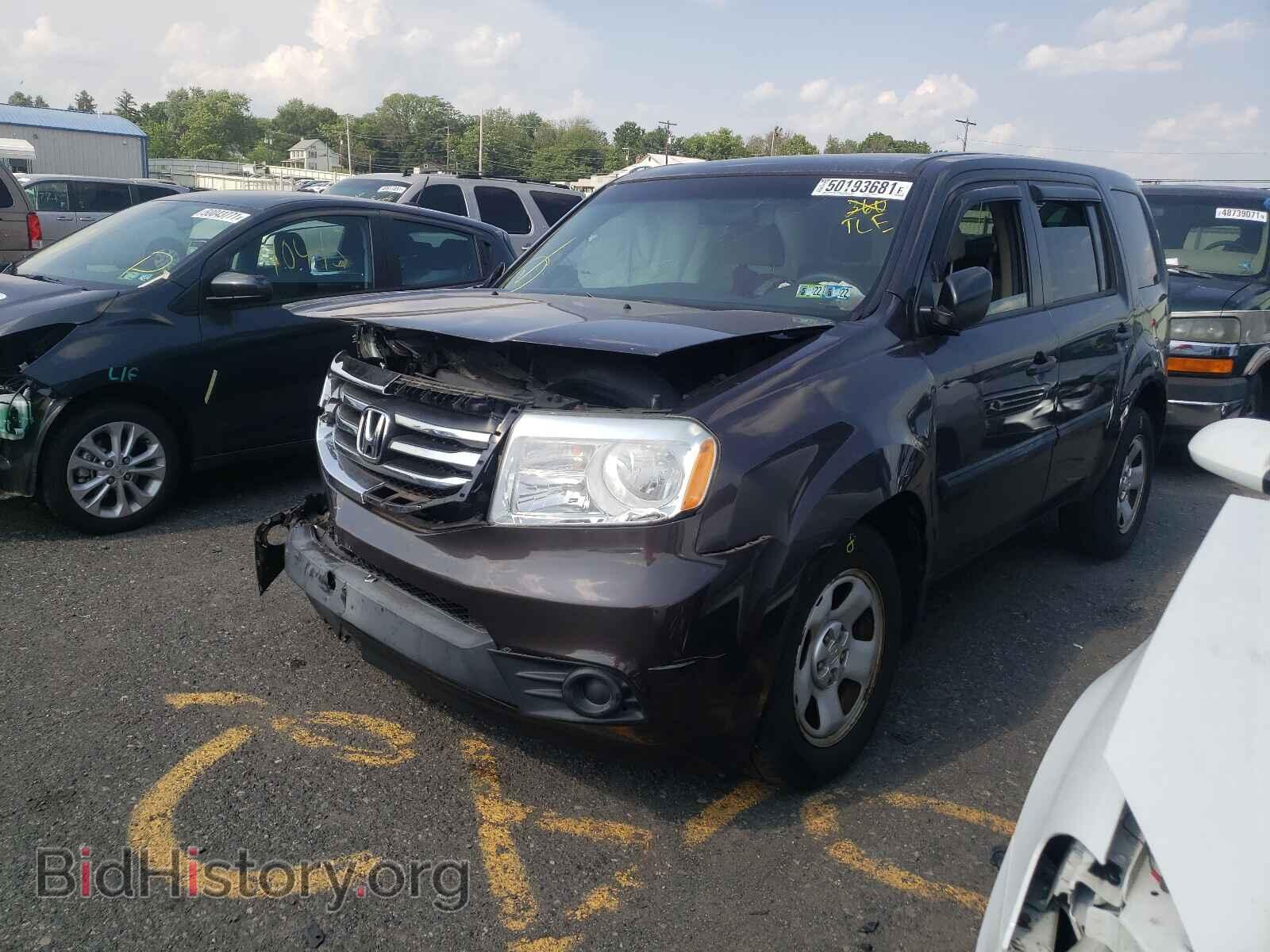 2012 HONDA PILOT - VIN: 5FNYF4H28CB041500 - Фото 2