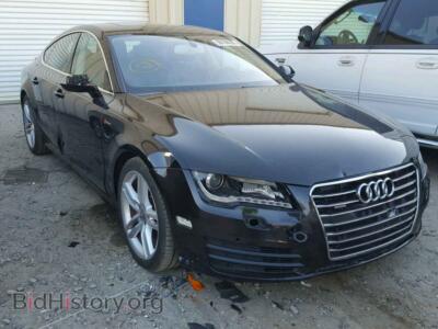 2012 Audi A7 A7 Prestig, black — VIN WAUSGAFC3CN002437, Copart