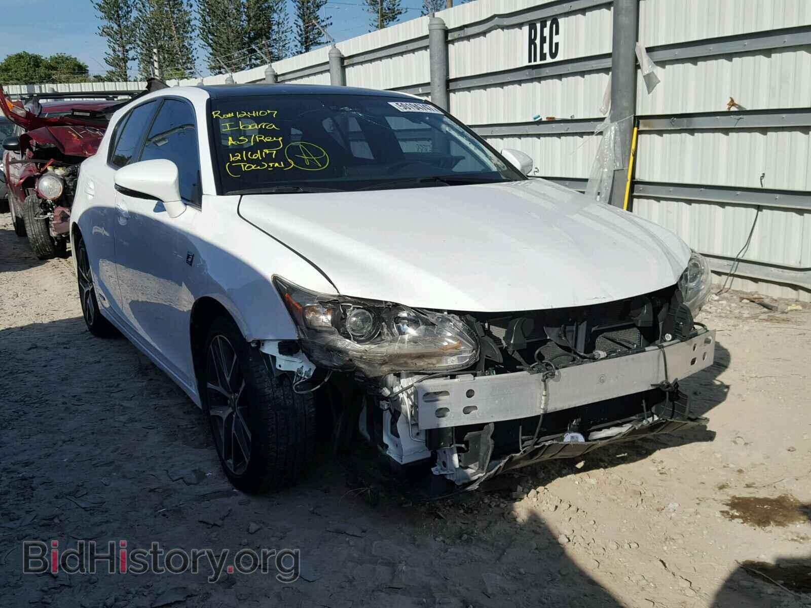 Photo JTHKD5BH1F2225455 - LEXUS CT 200 2015