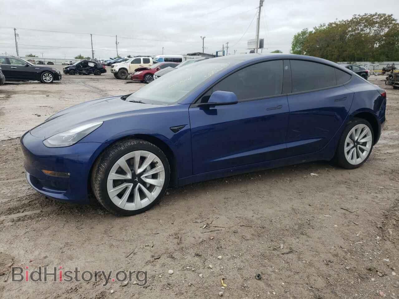 Photo 5YJ3E1EB8NF209784 - TESLA MODEL 3 2022