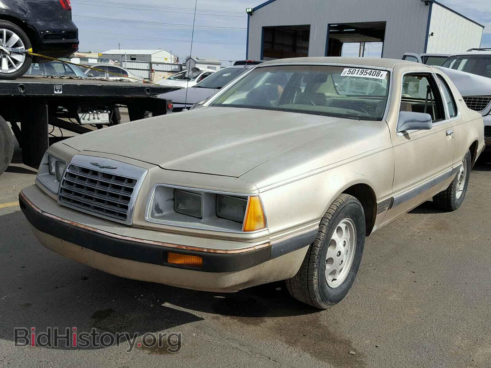1986 FORD TBIRD - VIN: 1FABP4635GH124019 - Фото 2