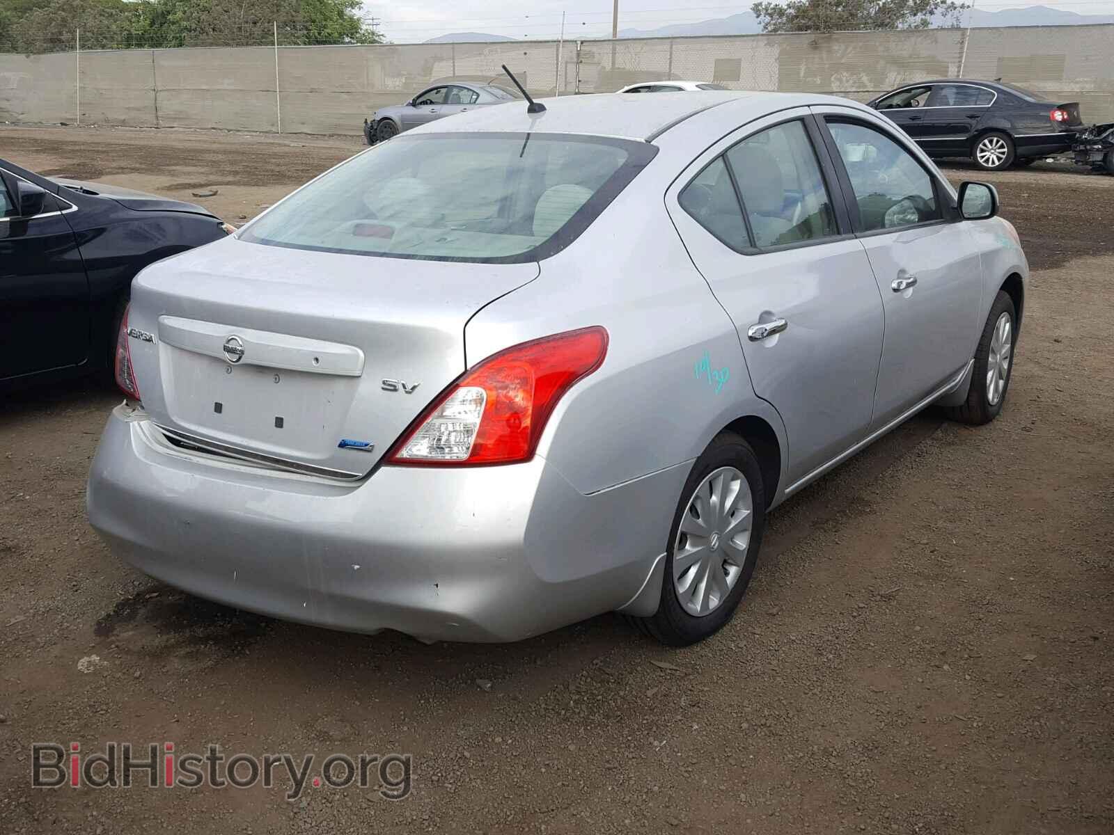 2012 NISSAN VERSA - VIN: 3N1CN7AP5CL848257 - Фото 4