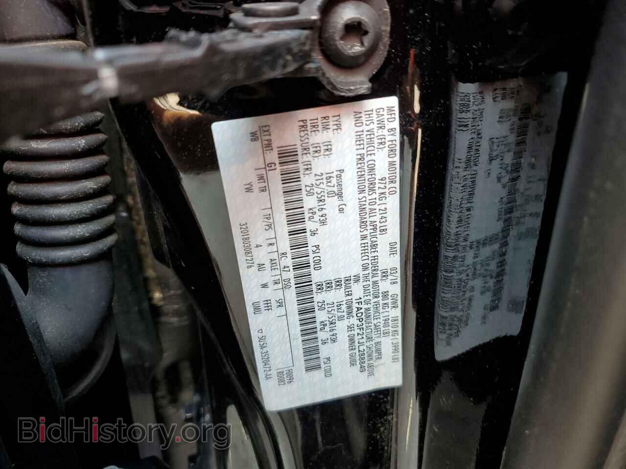 2018 FORD FOCUS - VIN: 1FADP3F21JL288849 - Фото 12