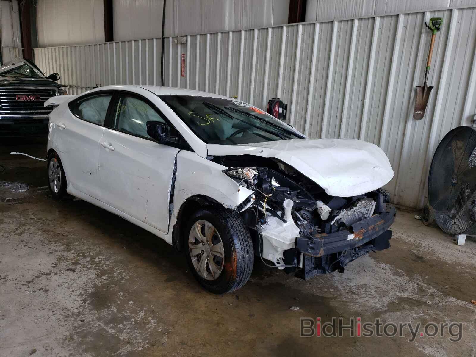 Photo 5NPDH4AE3GH668318 - HYUNDAI ELANTRA 2016