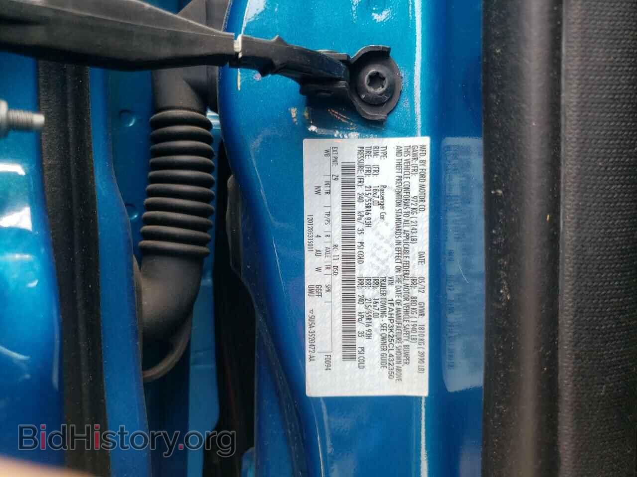 2012 FORD FOCUS - VIN: 1FAHP3K25CL432350 - Фото 10