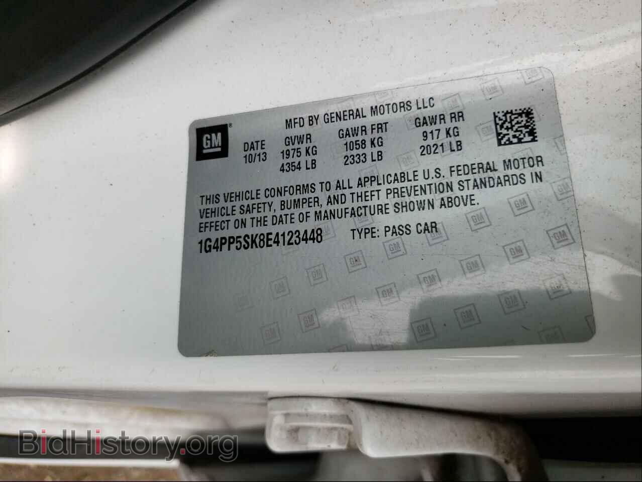 2014 BUICK VERANO - VIN: 1G4PP5SK8E4123448 - Фото 10