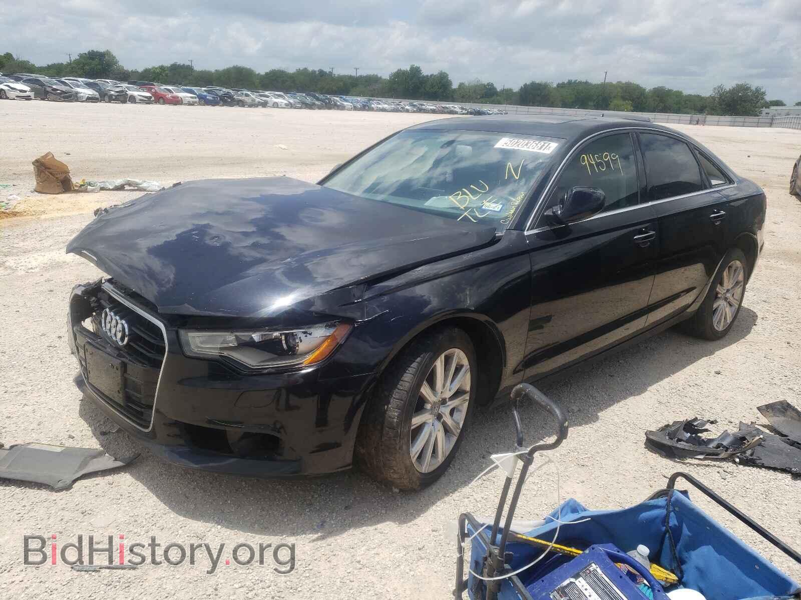 2013 AUDI A6 - VIN: WAUGFAFC2DN127374 - Photo 2