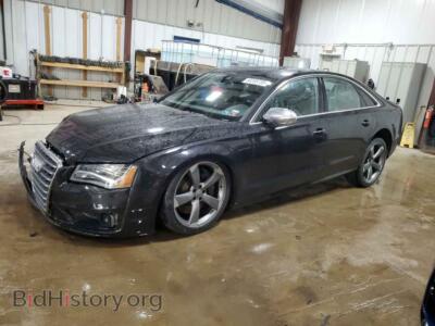 2014 Audi S8 Quattro, black — VIN WAUD2AFD3EN004210, Copart