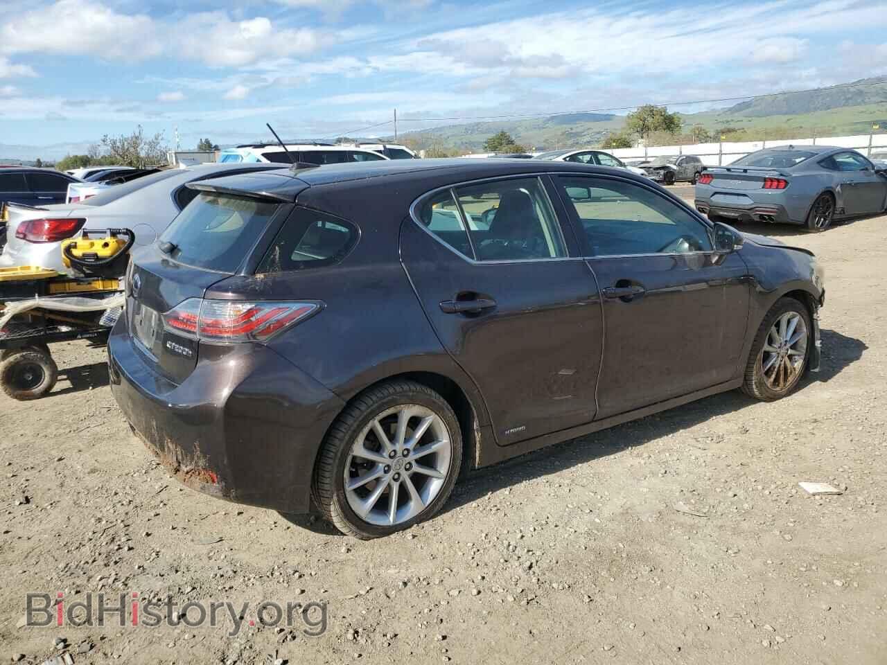 2012 LEXUS CT 200 - VIN: JTHKD5BH7C2100973 - Фото 3