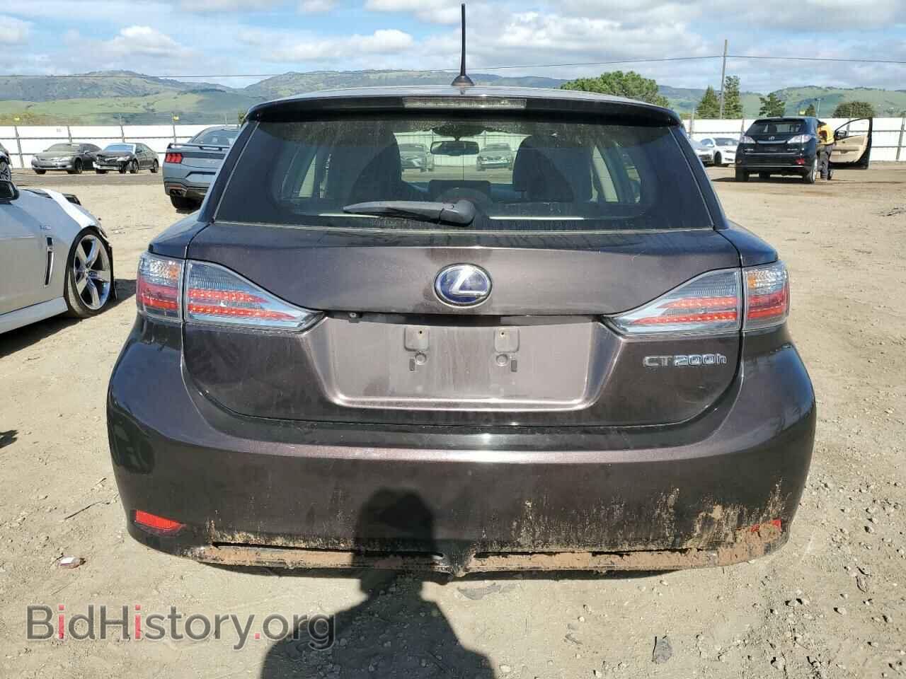 2012 LEXUS CT 200 - VIN: JTHKD5BH7C2100973 - Фото 6