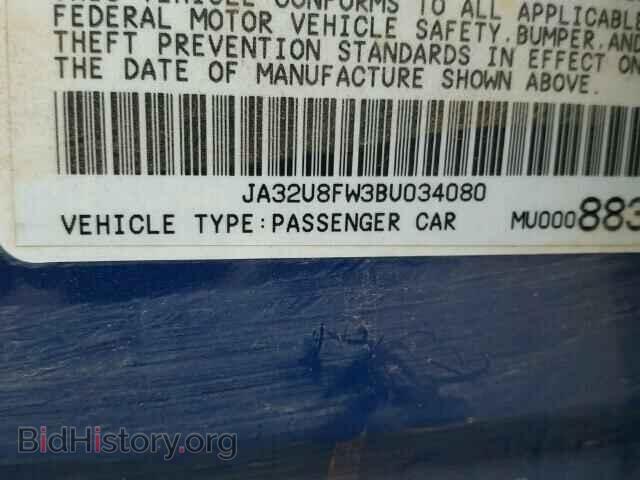 2011 MITSUBISHI LANCER - VIN: JA32U8FW3BU034080 - Фото 10