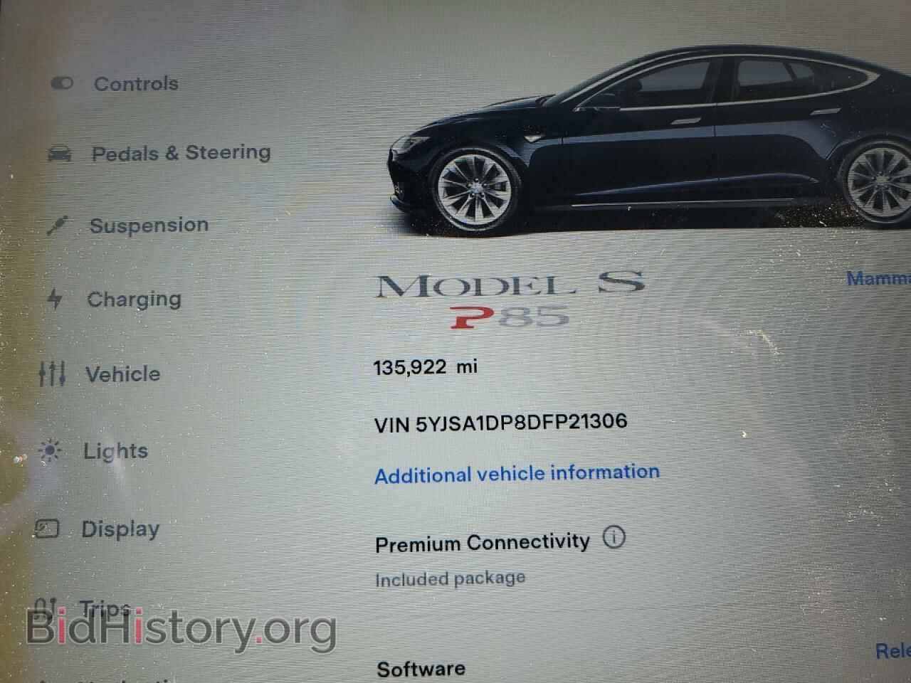 2013 TESLA MODEL S - VIN: 5YJSA1DP8DFP21306 - Photo 9