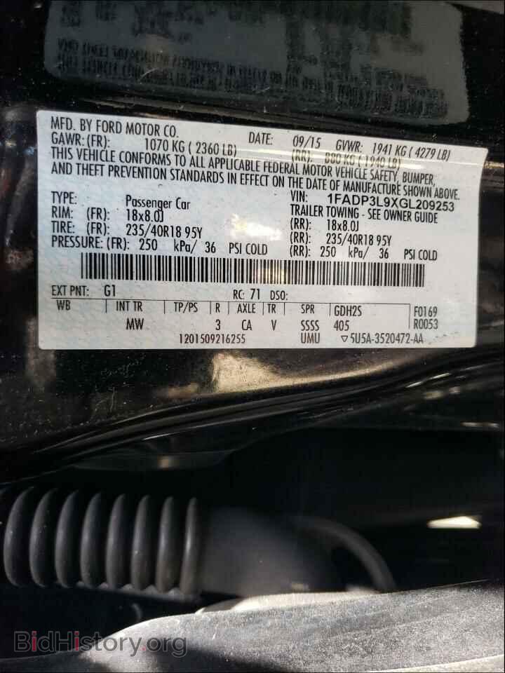 2016 FORD FOCUS - VIN: 1FADP3L9XGL209253 - Фото 10