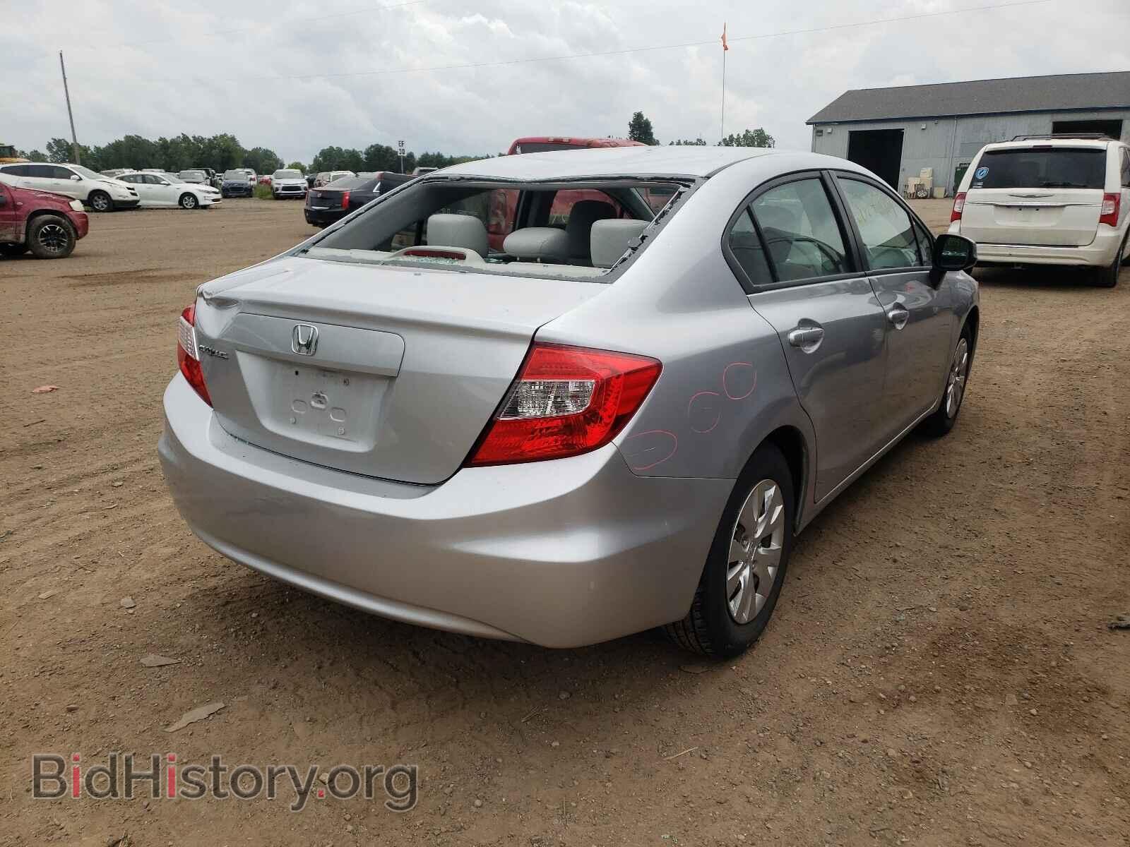 2012 HONDA CIVIC - VIN: 19XFB2F53CE074270 - Фото 4