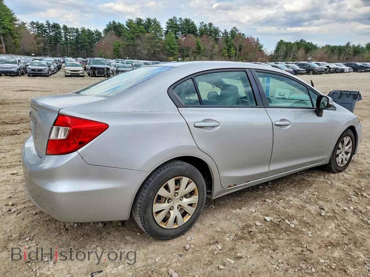 2012 HONDA CIVIC - VIN: 2HGFB2F52CH573454 - Фото 3