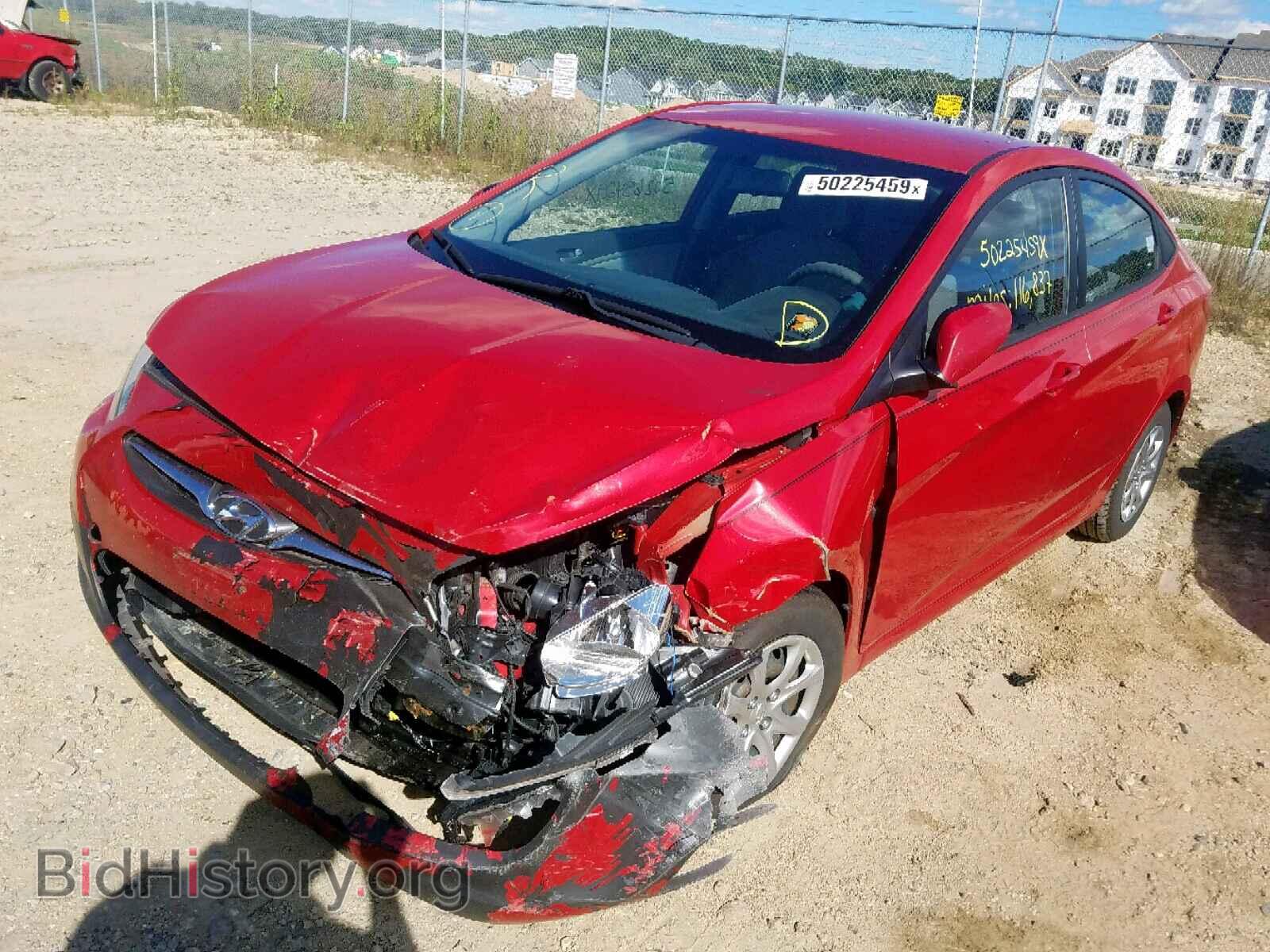 2014 HYUNDAI ACCENT - VIN: KMHCT4AE4EU660219 - Фото 2