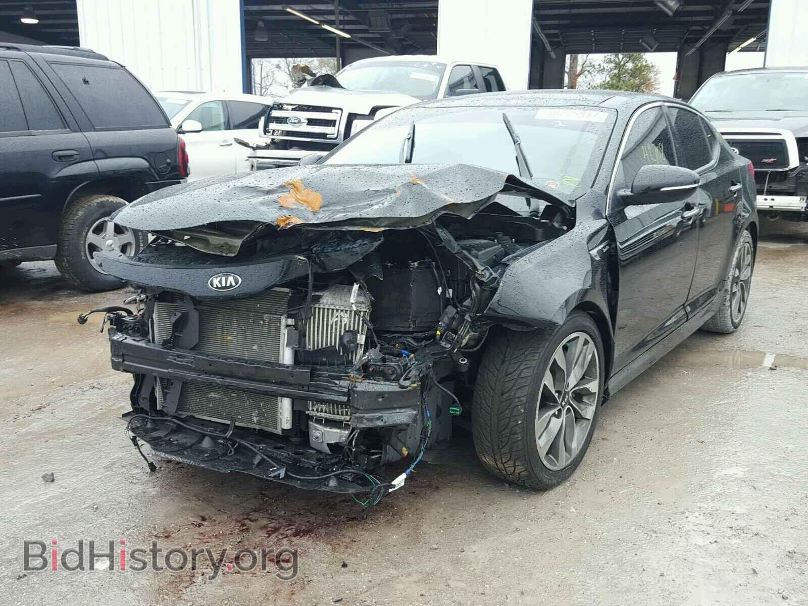 2015 KIA OPTIMA - VIN: 5XXGR4A64FG401802 - Фото 2