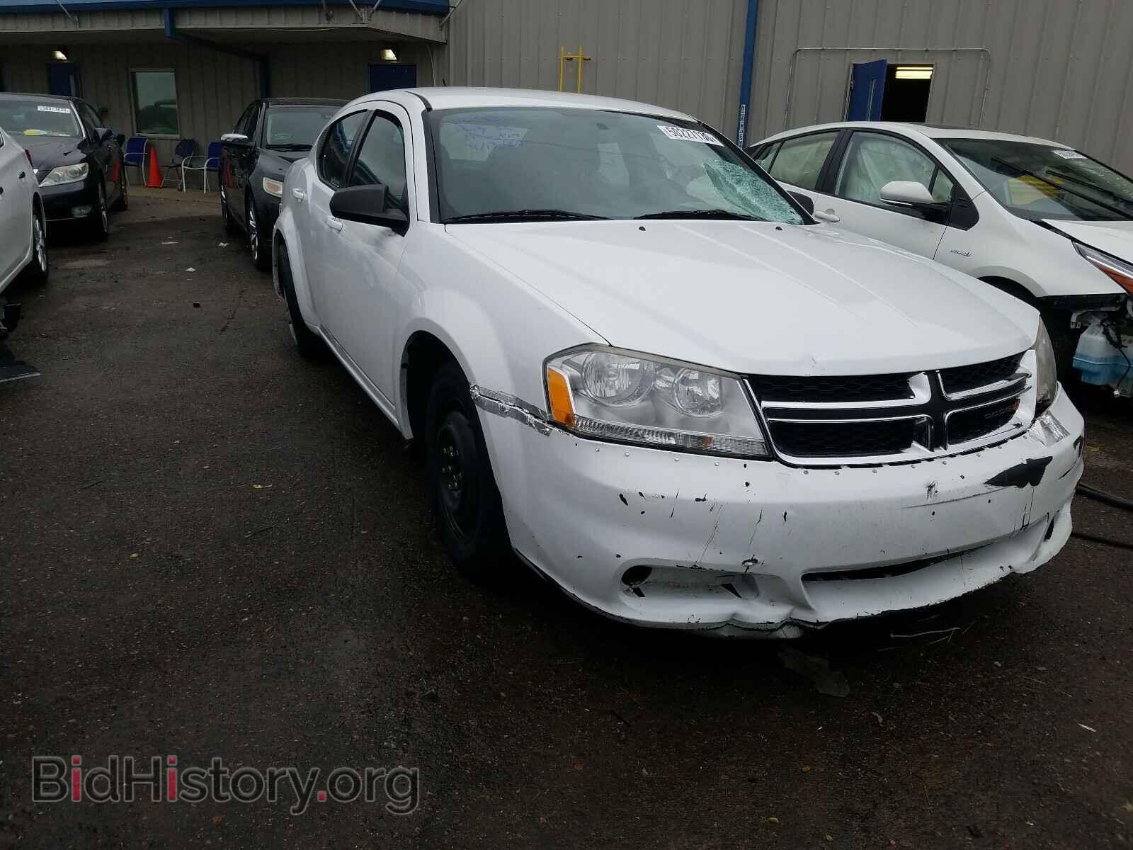 Photo 1C3CDZAB8CN220052 - DODGE AVENGER 2012