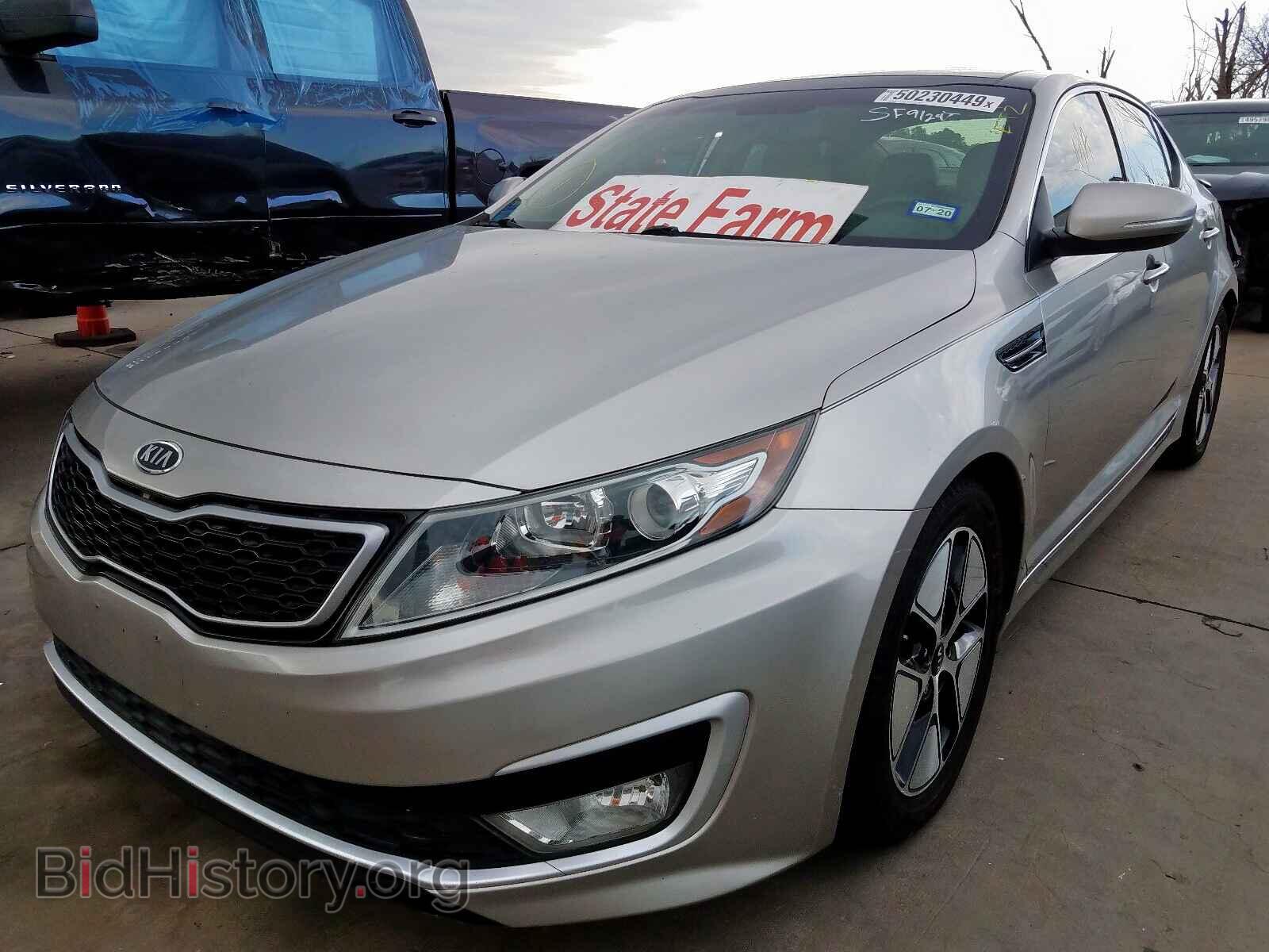 2012 KIA OPTIMA HYB - VIN: KNAGM4AD6C5019541 - Фото 2