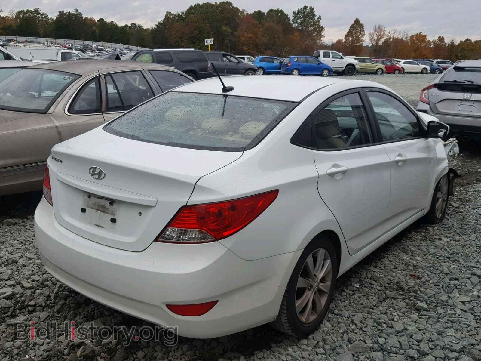 2013 HYUNDAI ACCENT - VIN: KMHCU4AE5DU461885 - Фото 4