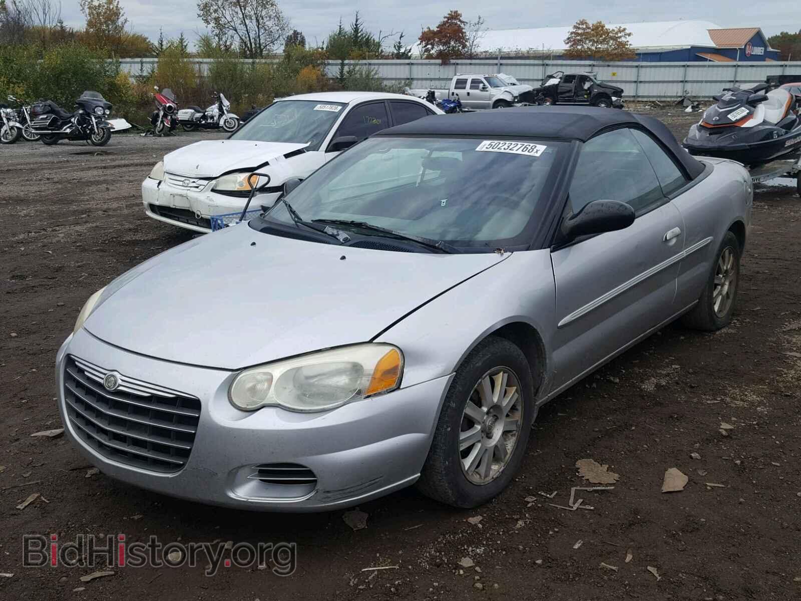 2005 CHRYSLER SEBRING - VIN: 1C3EL75R25N507378 - Фото 2