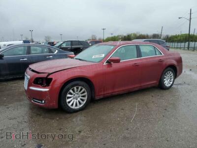 2013 Chrysler 300, темно-бордовый — VIN 2C3CCAAGXDH735807, Copart