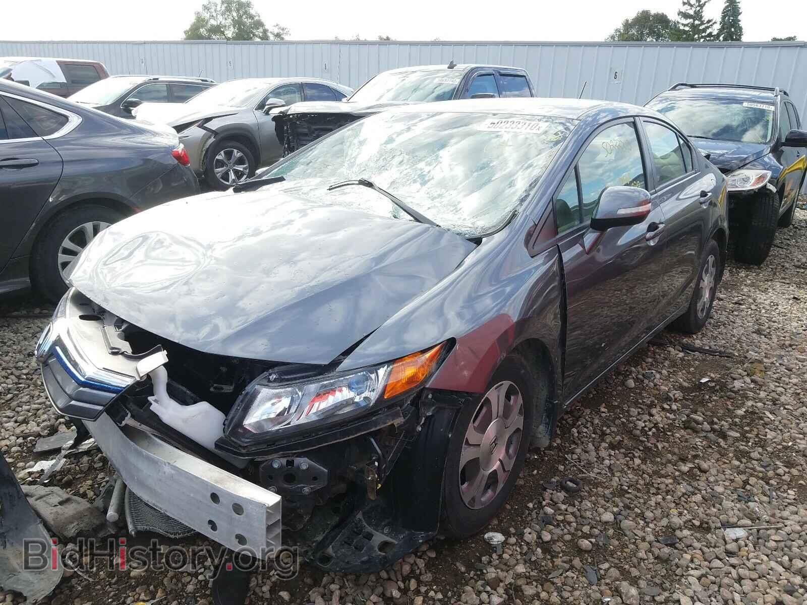 2012 HONDA CIVIC - VIN: JHMFB4F37CS001425 - Фото 2