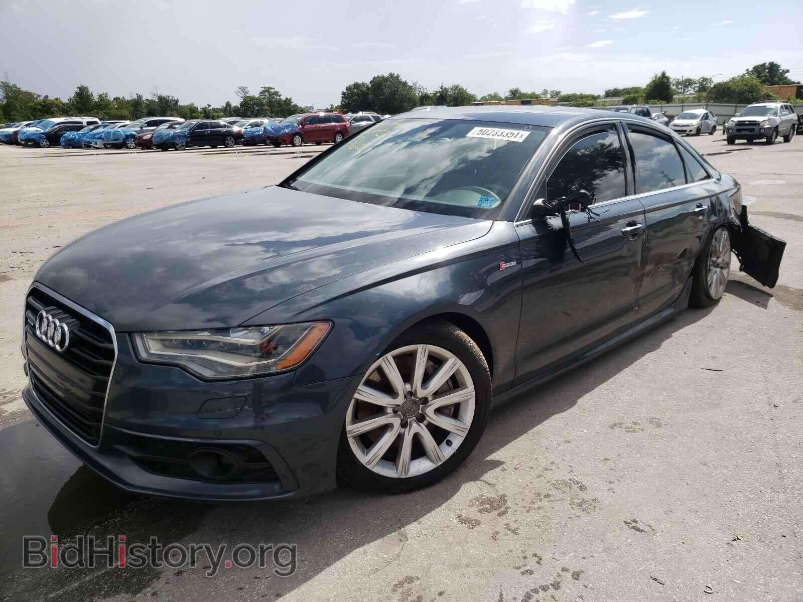 2013 AUDI A6 - VIN: WAUHGAFC1DN136388 - Фото 2