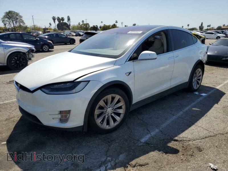 2018 Tesla MODEL X (VIN 5YJXCDE2XJF104182) — фото 1 из 12, Copart, повреждение: задняя часть