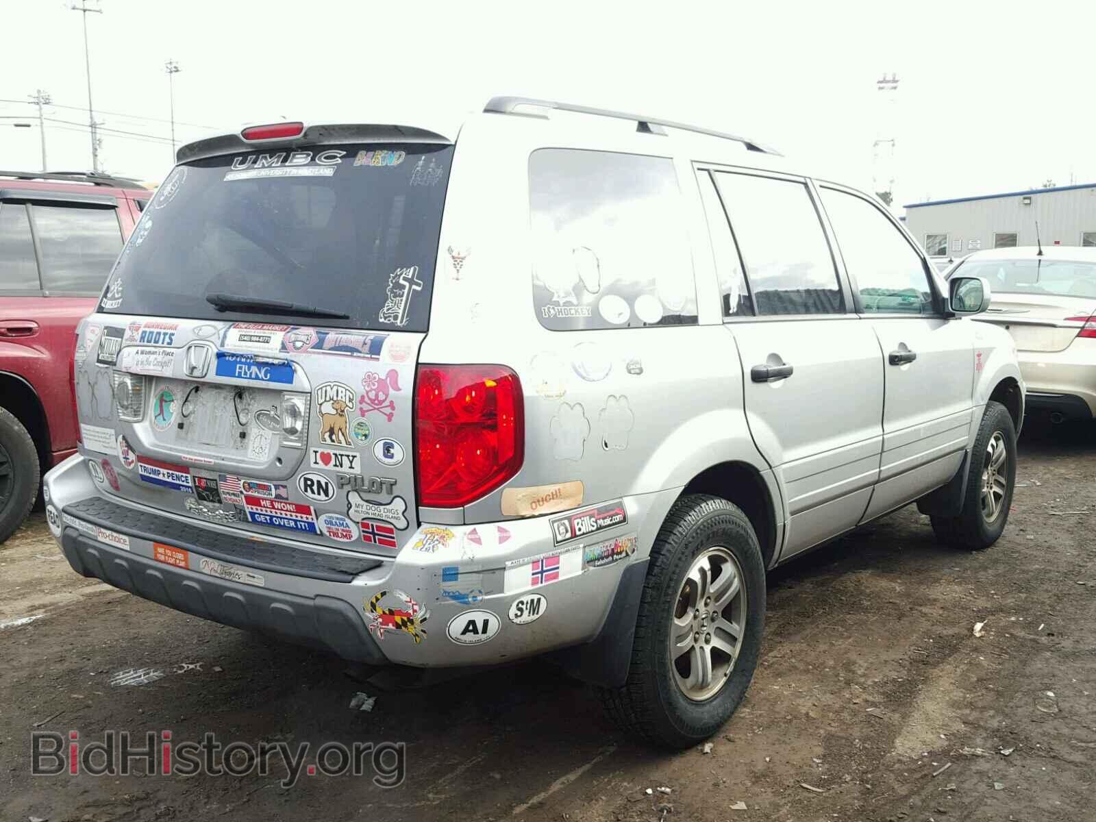 2005 HONDA PILOT - VIN: 2HKYF18405H524127 - Фото 4