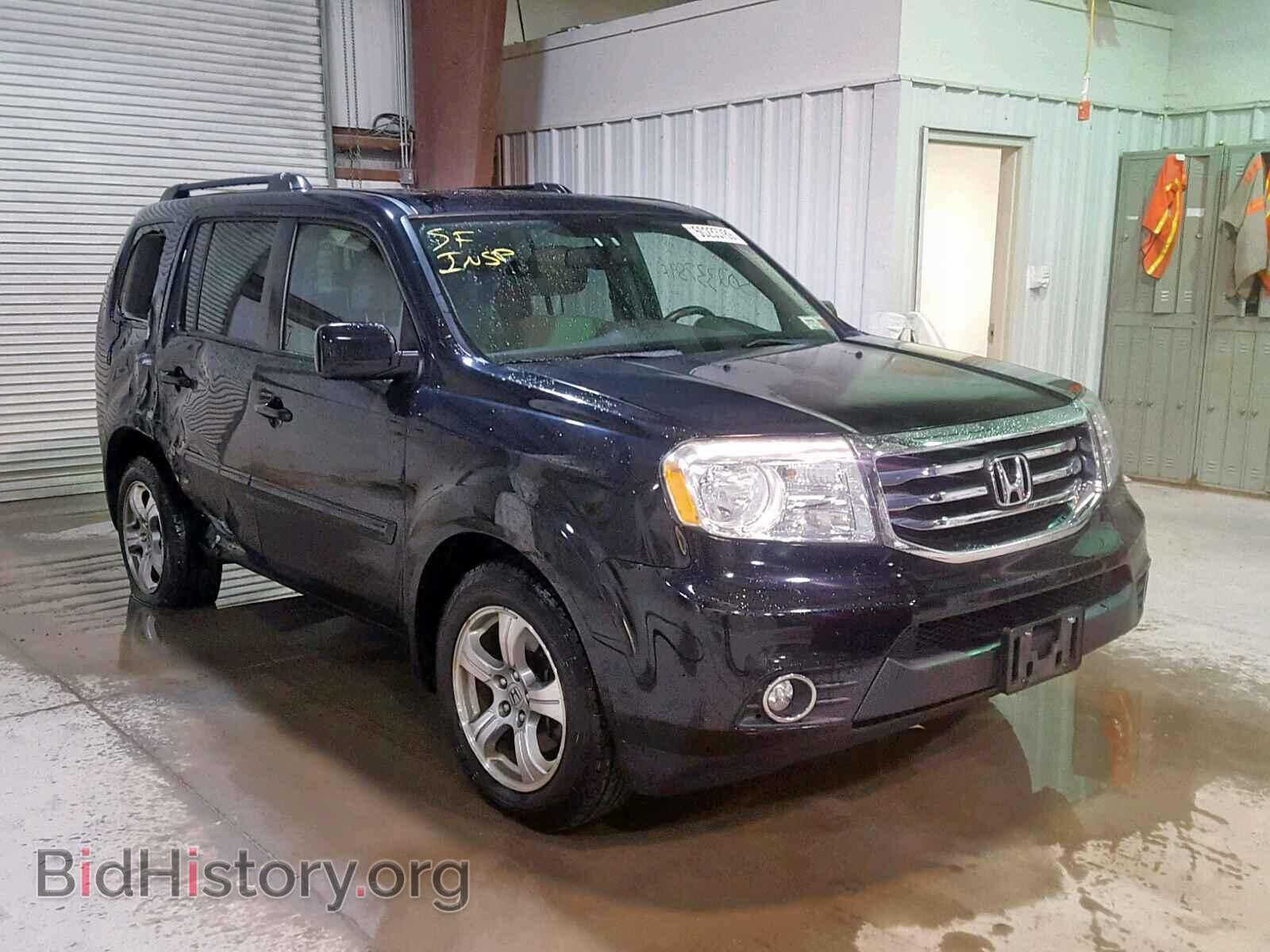 Photo 5FNYF4H51DB054584 - HONDA PILOT EXL 2013