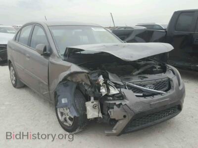 2011 Kia RIO BASE, светло-коричневый — VIN KNADH4A35B6941824, Copart
