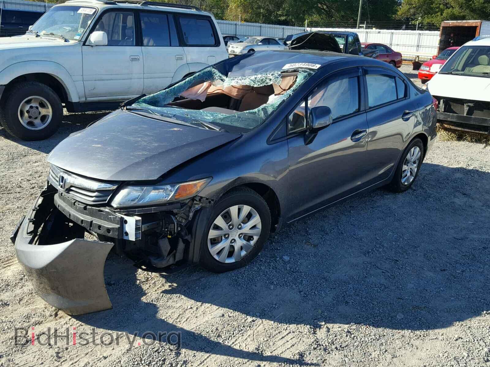 2012 HONDA CIVIC LX - VIN: 19XFB2E56CE008362 - Фото 2