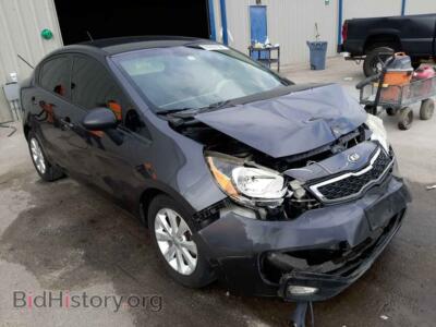 2014 Kia RIO RIO EX, gray — VIN KNADN4A36E6326731, Copart