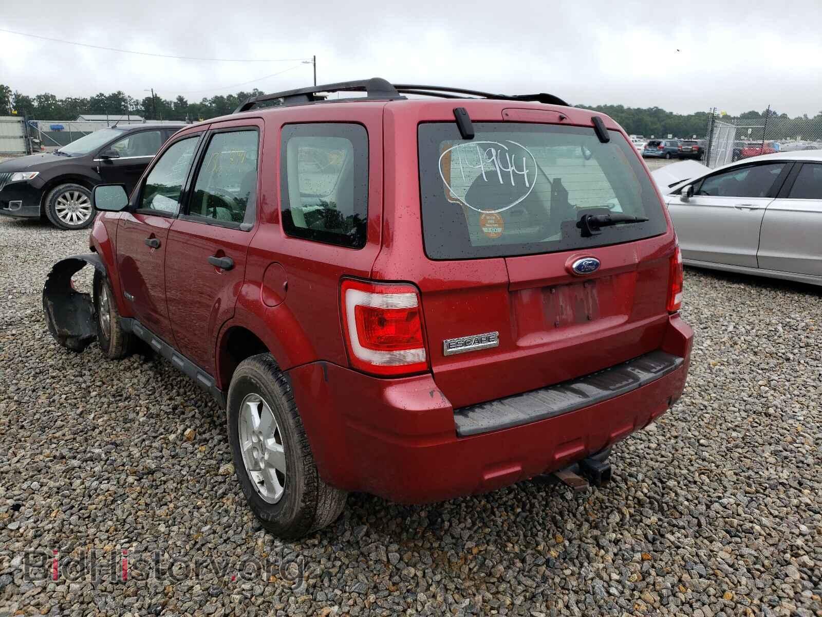 2008 FORD ESCAPE - VIN: 1FMCU02Z68KB00368 - Фото 3