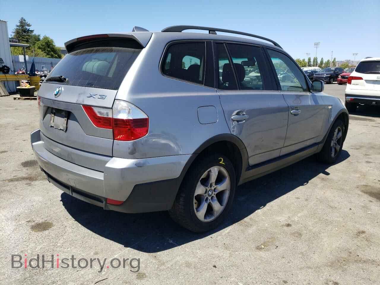 2007 BMW X3 - VIN: WBXPC93407WF08278 - Фото 4