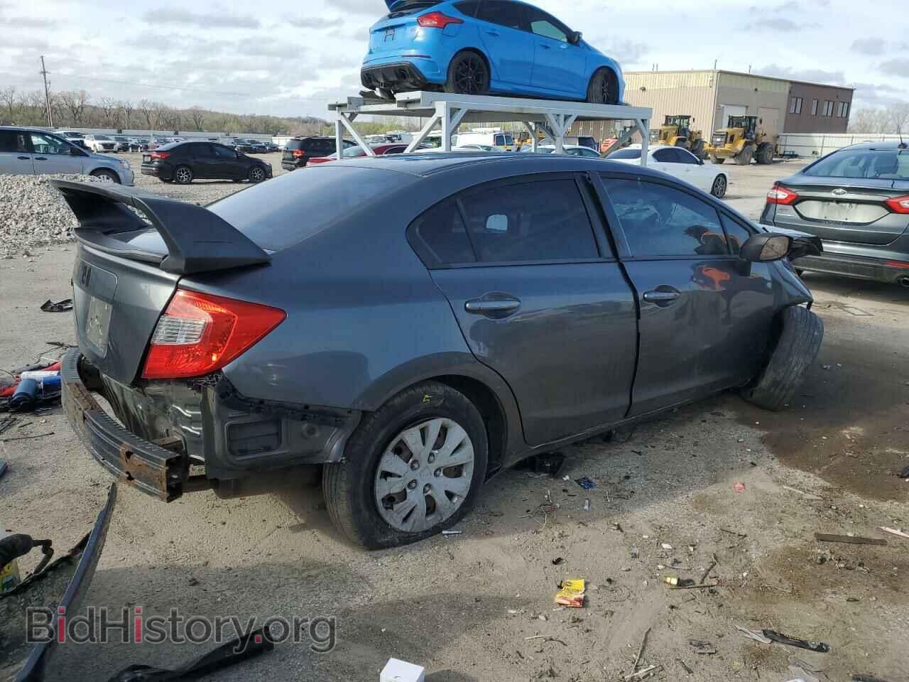 2012 HONDA CIVIC - VIN: 2HGFB2F51CH330654 - Фото 3