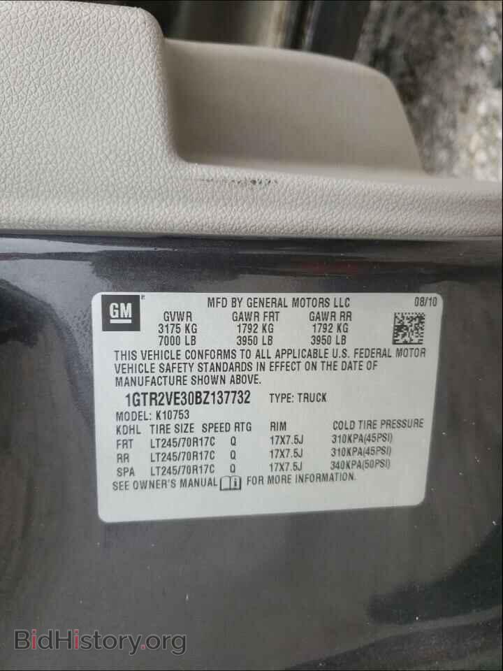 2011 GMC SIERRA - VIN: 1GTR2VE30BZ137732 - Фото 10