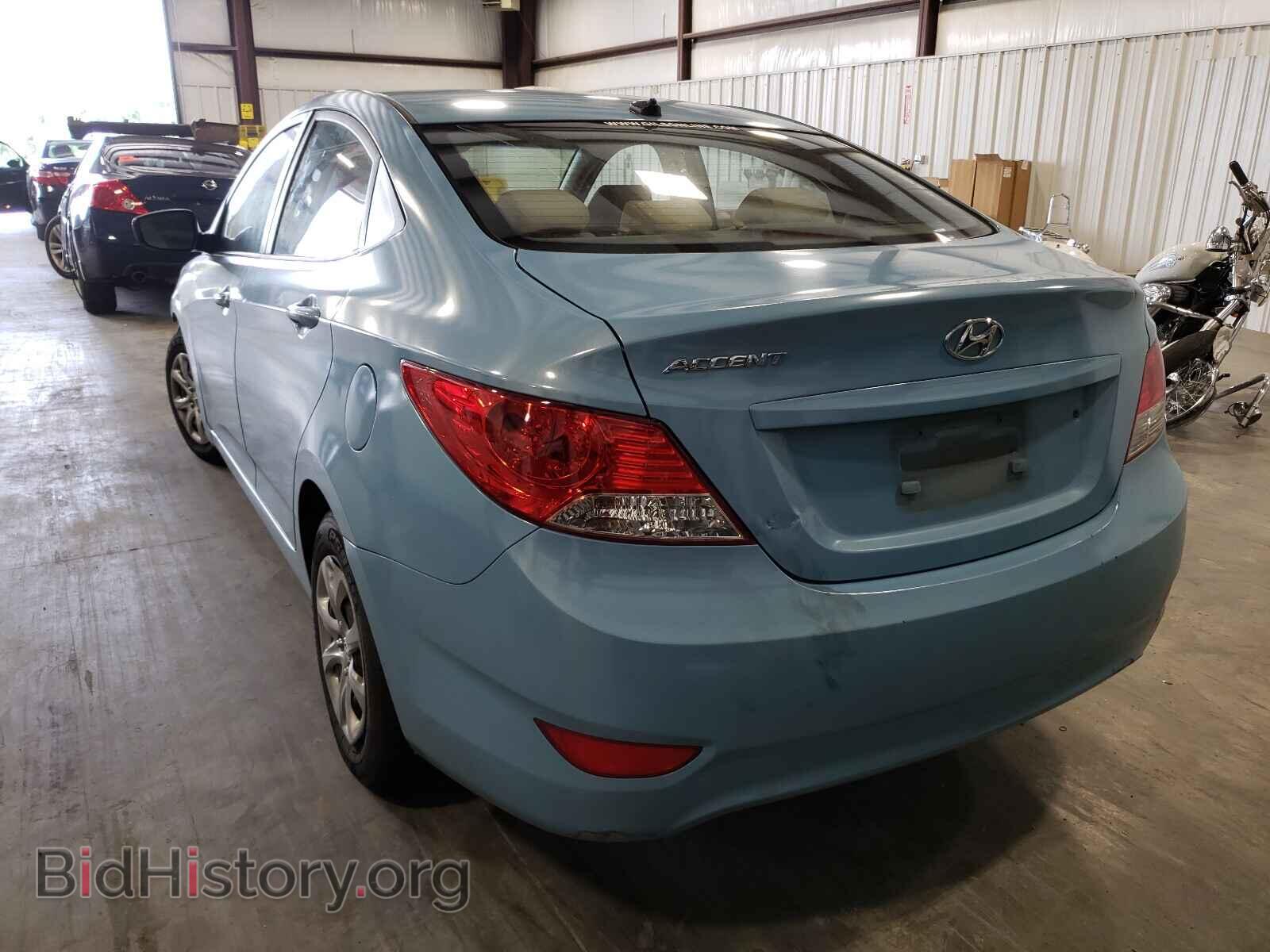 2012 HYUNDAI ACCENT - VIN: KMHCT4AEXCU221622 - Фото 3