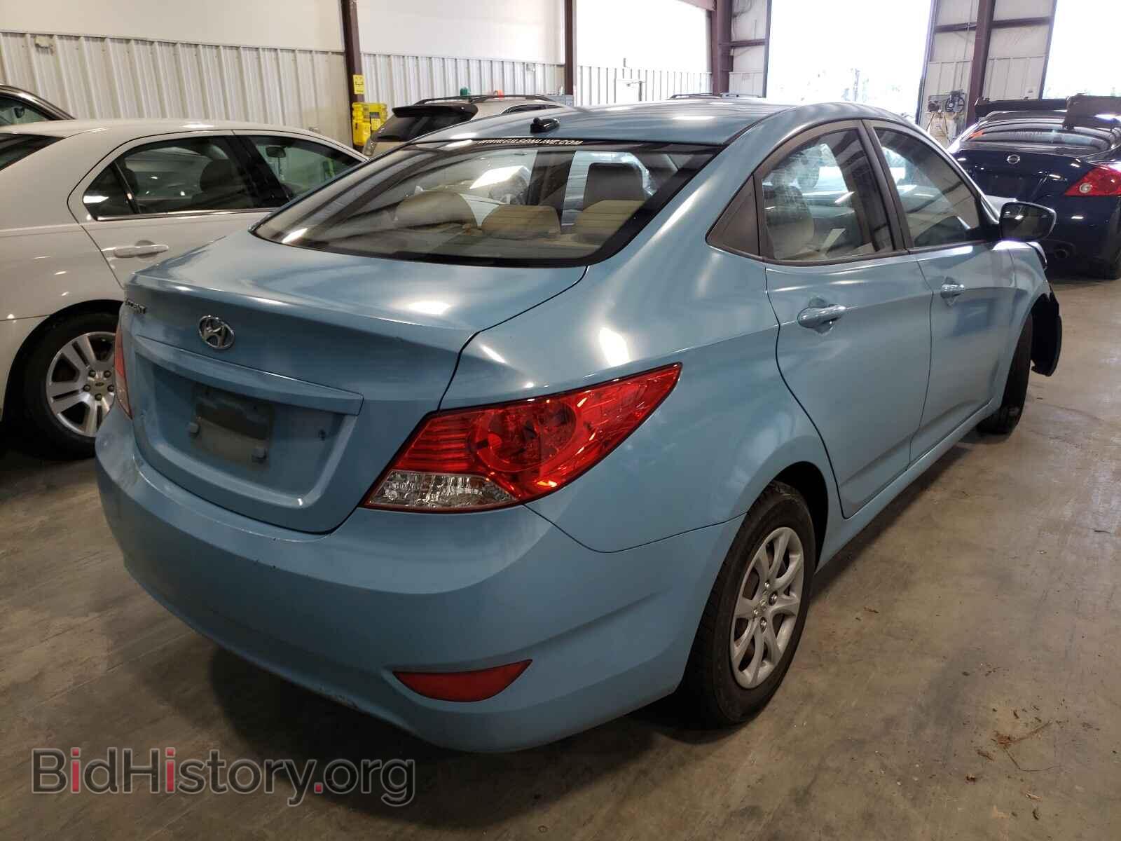 2012 HYUNDAI ACCENT - VIN: KMHCT4AEXCU221622 - Фото 4