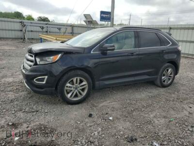 2016 Ford EDGE SEL, black — VIN 2FMPK3J93GBC23242, Copart
