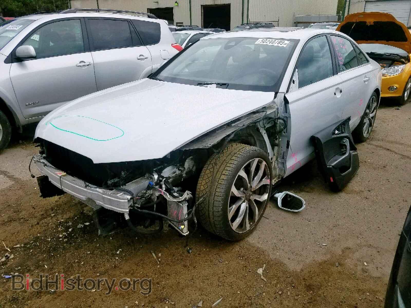 2012 AUDI A6 - VIN: WAUHGAFC2CN101762 - Фото 2