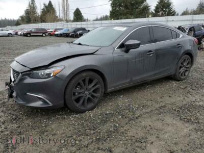 2017 Mazda 6 Grand Touring, серый — VIN JM1GL1X57H1145118, Copart