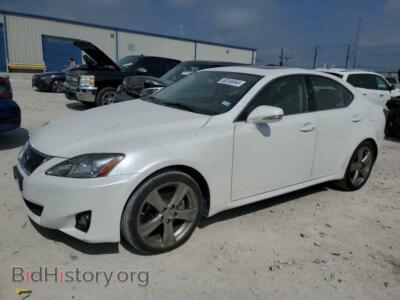 2012 Lexus IS 250, white — VIN JTHBF5C21C5184632, Copart