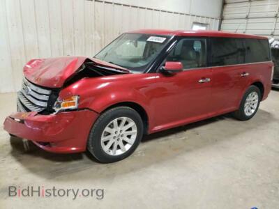 2010 Ford FLEX Flex SEL, red — VIN 2FMGK5CC9ABA53822, Copart